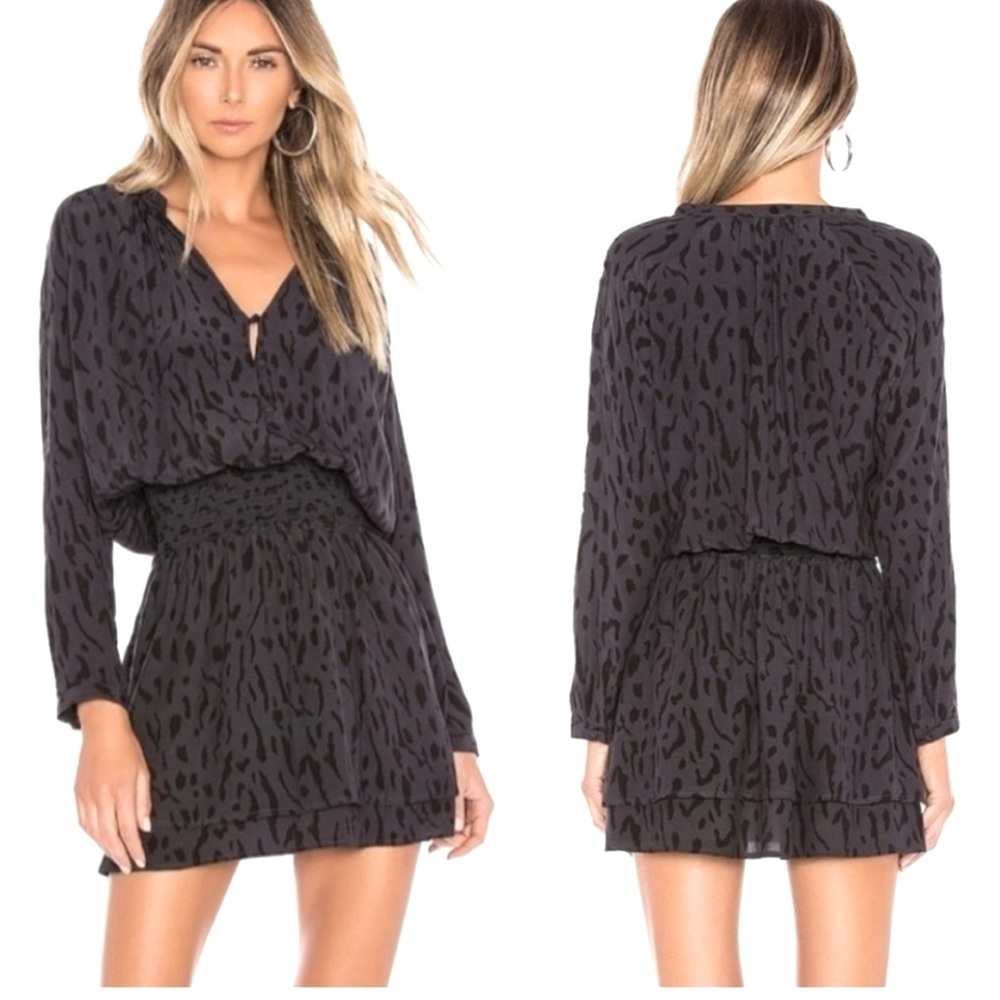 Rails Jasmine Dress in Ash Cheetah Size Small